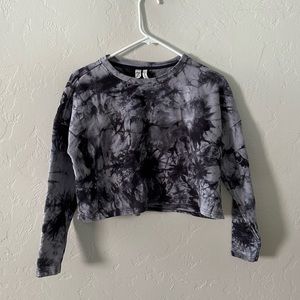 Z by Zella Tie Dye Crop Sweatshirt